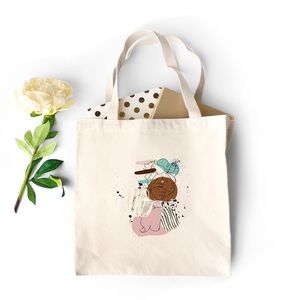 Indarra Shop Thinker Canvas Tote Bag